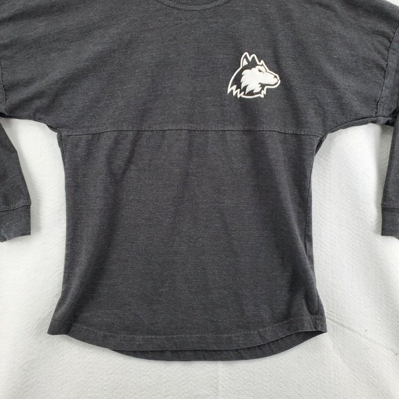 Northern Illinois Huskies Shirt Men's Long Sleeve Pullover Tee NCAA Black Small - Picture 3 of 12